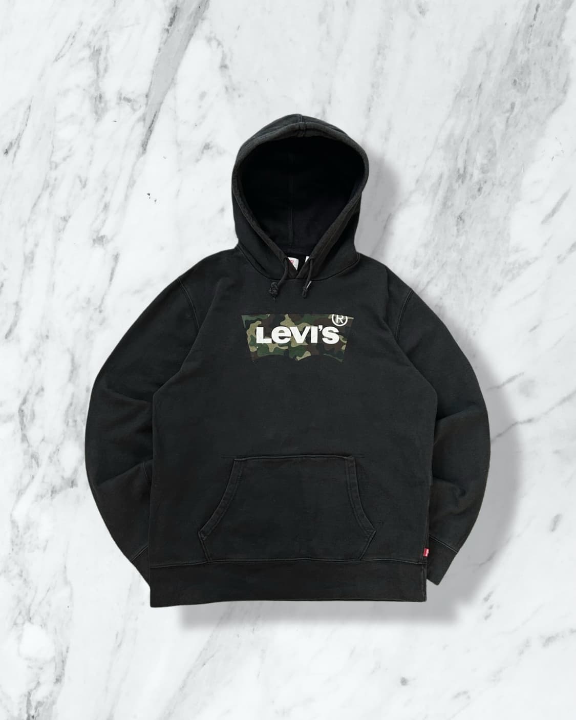 리바이스 카모 박스로고 후드티  상품이미지1