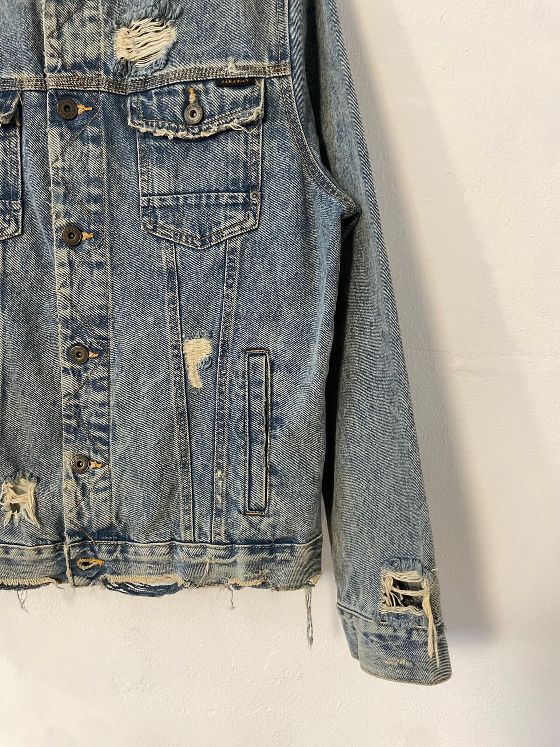 자라 맨 데님 자켓  상품이미지4