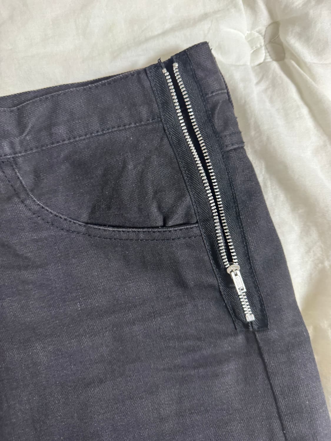 꼼데가르송 트리콧 흑청 스커트 상품이미지5