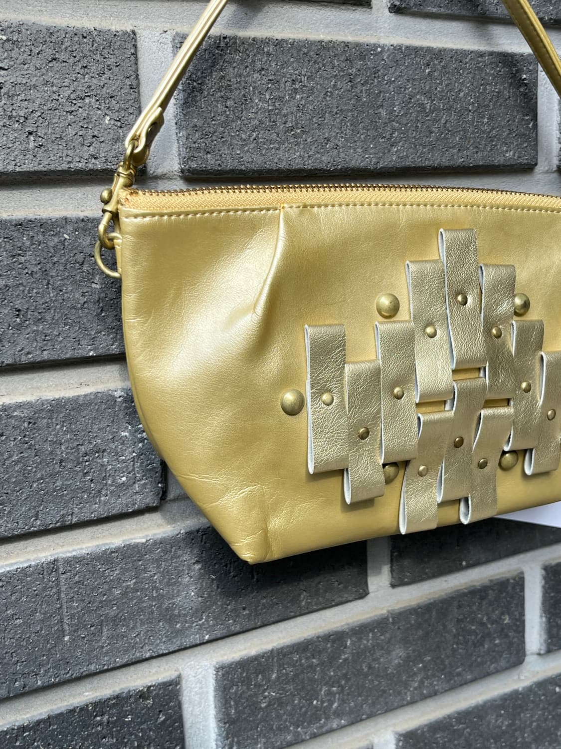 (Deadstock)Hiroko Bis 히로코비스 메탈릭 백 상품이미지5