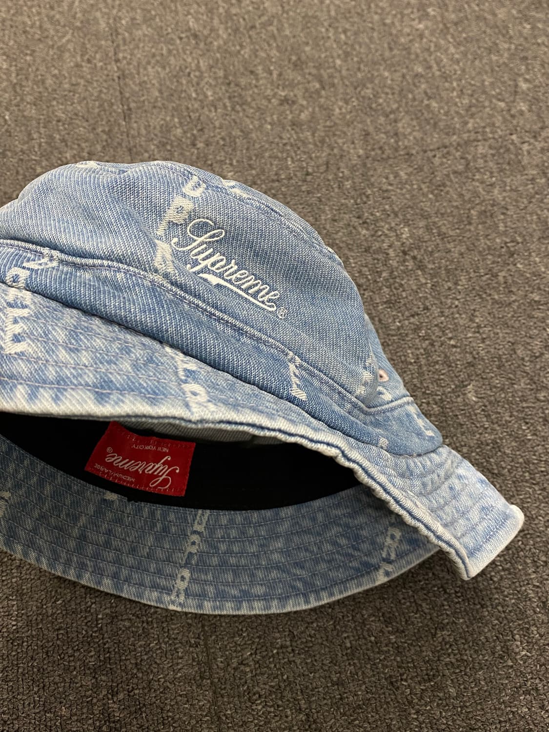 슈프림 자카드 데님 버킷햇 상품이미지3