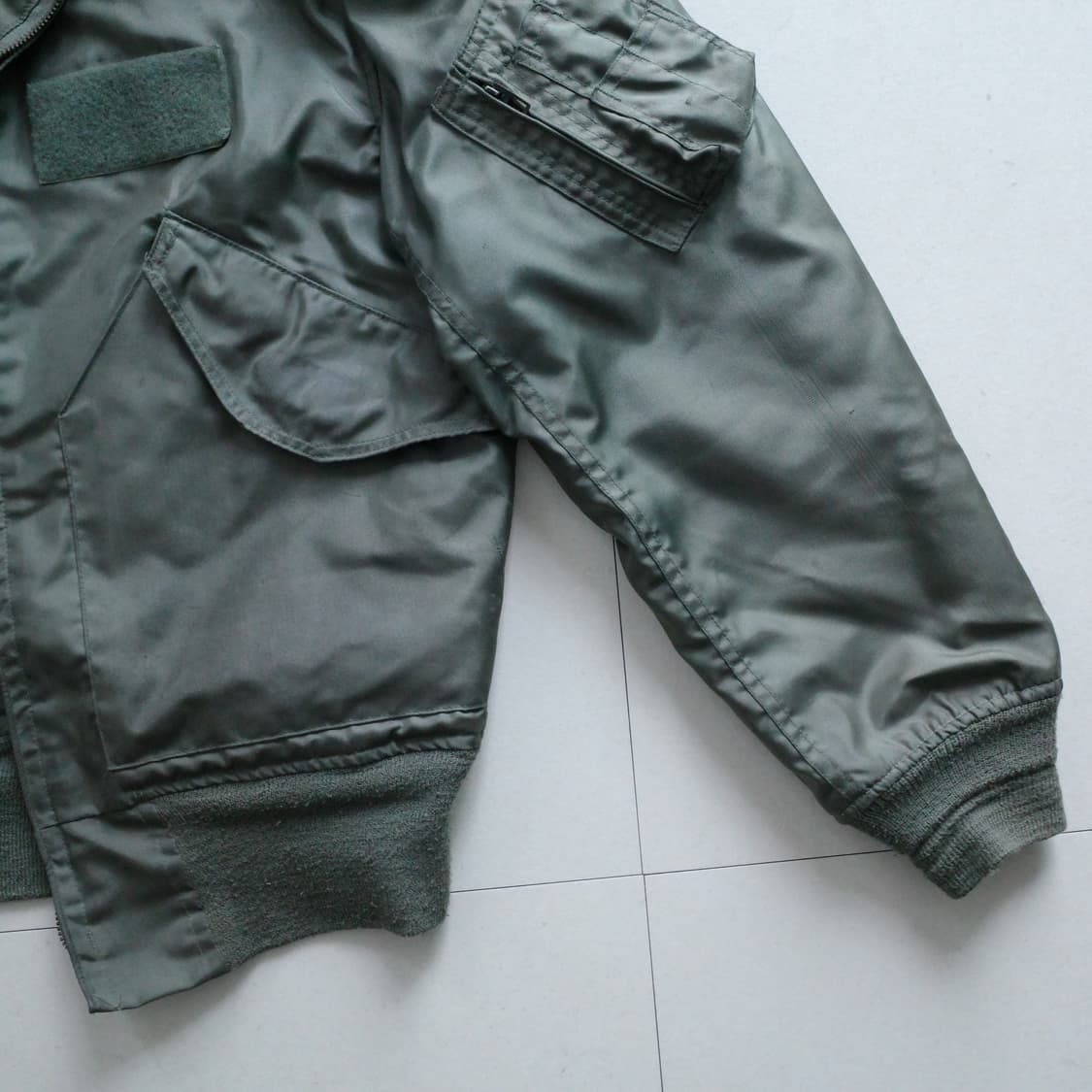 80s 미군 USAF 오리지널 CWU-36/P 플라이트 자켓 미디엄  상품이미지4