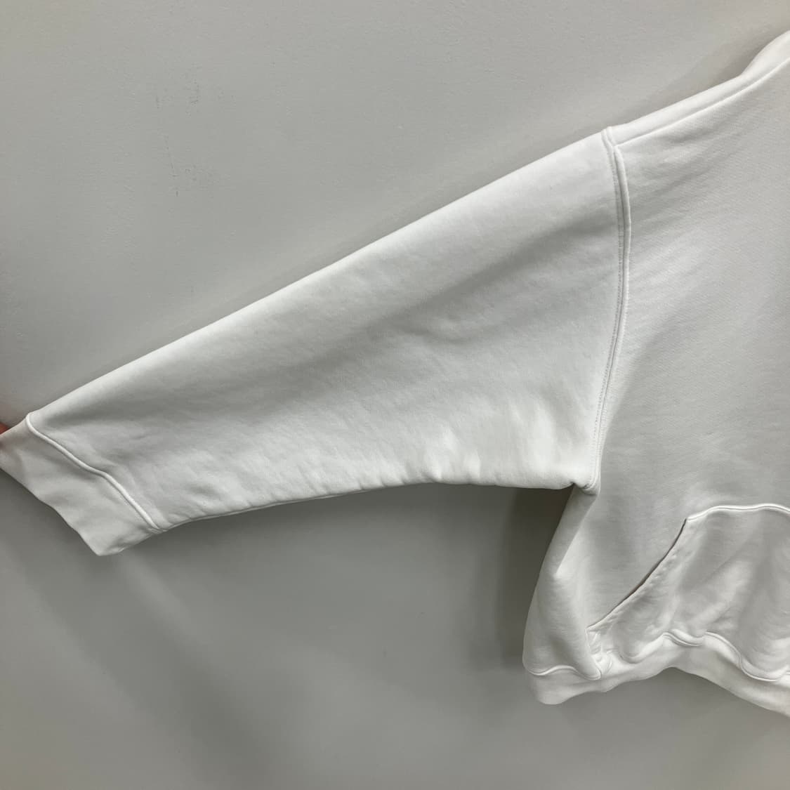 발렌시아가 화이트 백로고 후드티 XS 상품이미지4