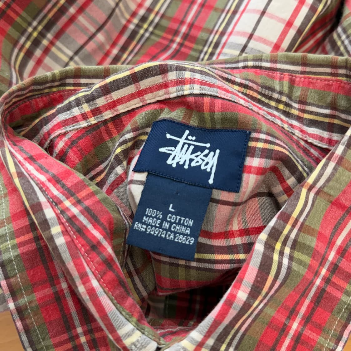 00s 올드 스투시 체크 셔츠 상품이미지8