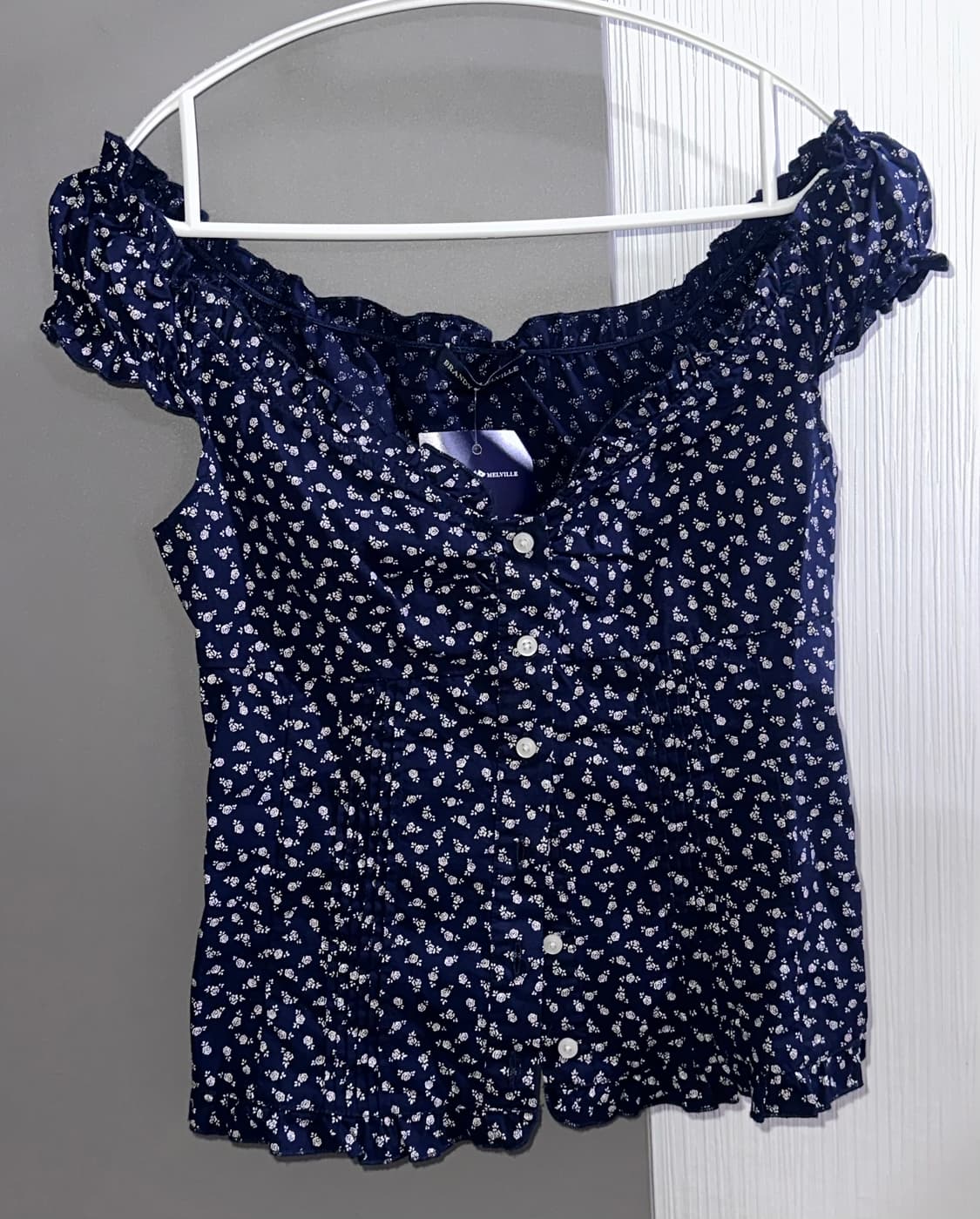 (택o)Brandy melville elena flower top 상품이미지1