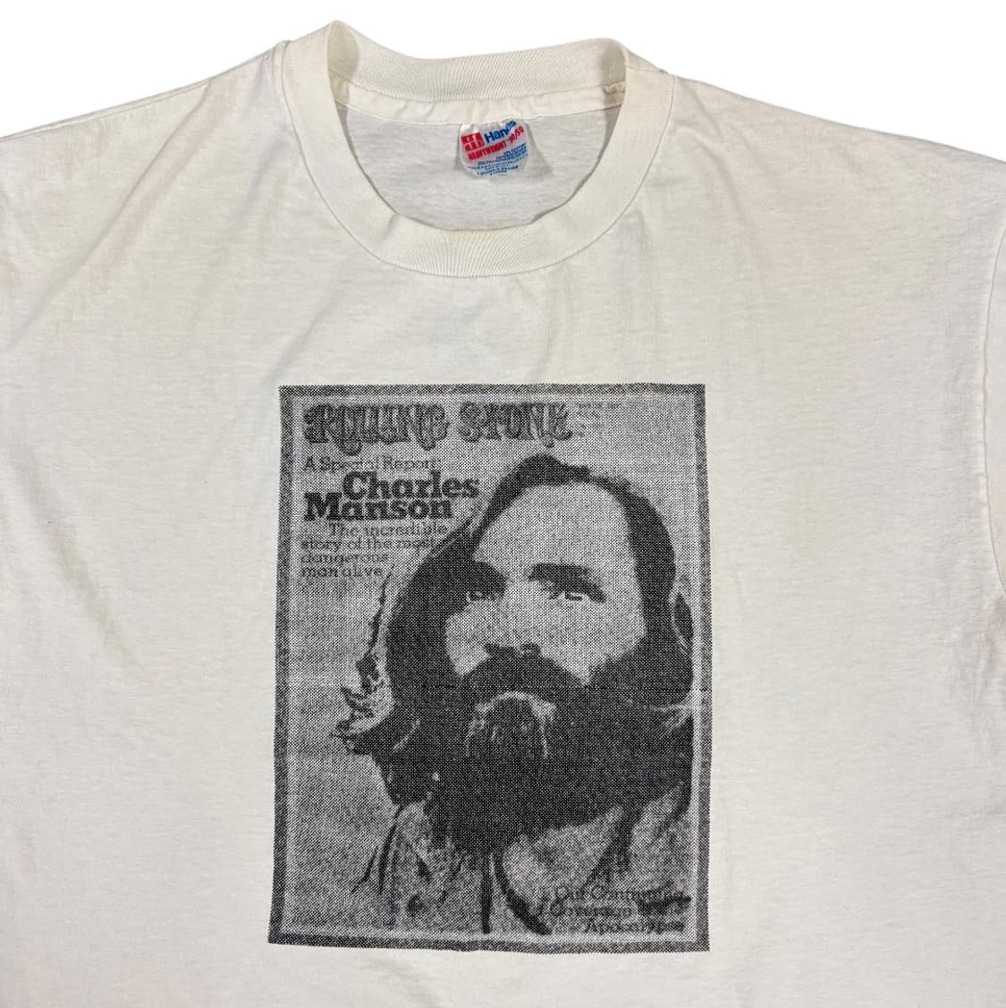 빈티지 90s 찰스맨슨 롤링스톤 매거진 패러디 티셔츠 상품이미지7