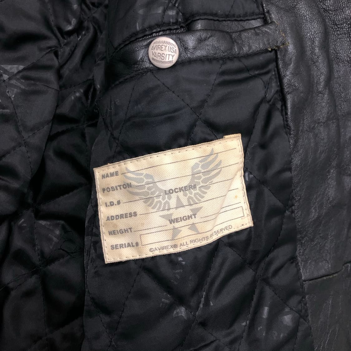 아비렉스 아메리칸레전드 레더 가죽 자켓 XXL 상품이미지6