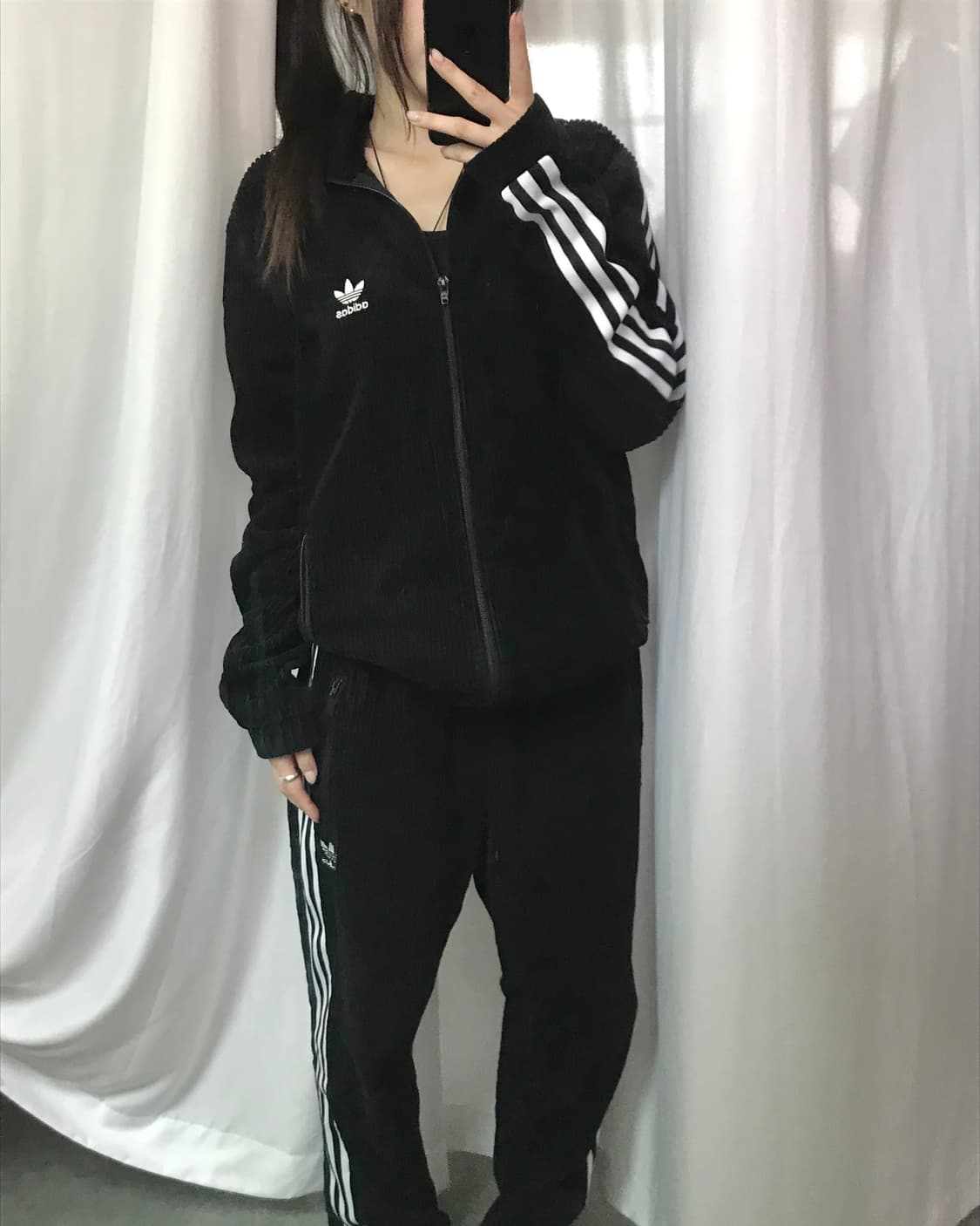 Adidas 아디다스 코듀로이 BB 블랙컬러 트랙 셋업 상품이미지2