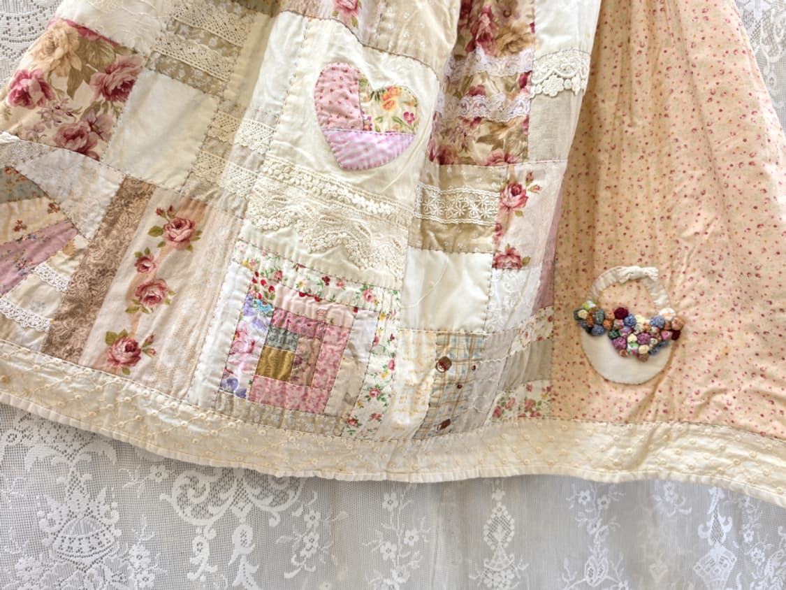 핸드메이드 퀄트 스커트 상품이미지3