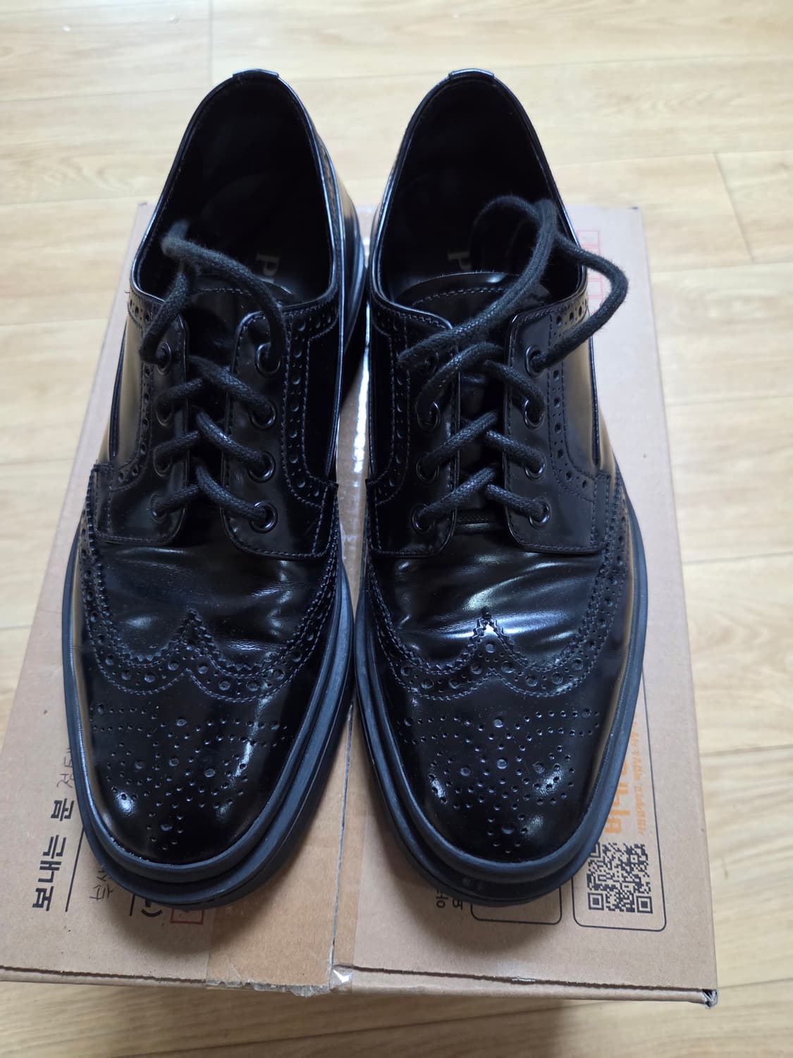 프라다 레이스업 더비 uk 5 사이즈 판매 상품이미지1