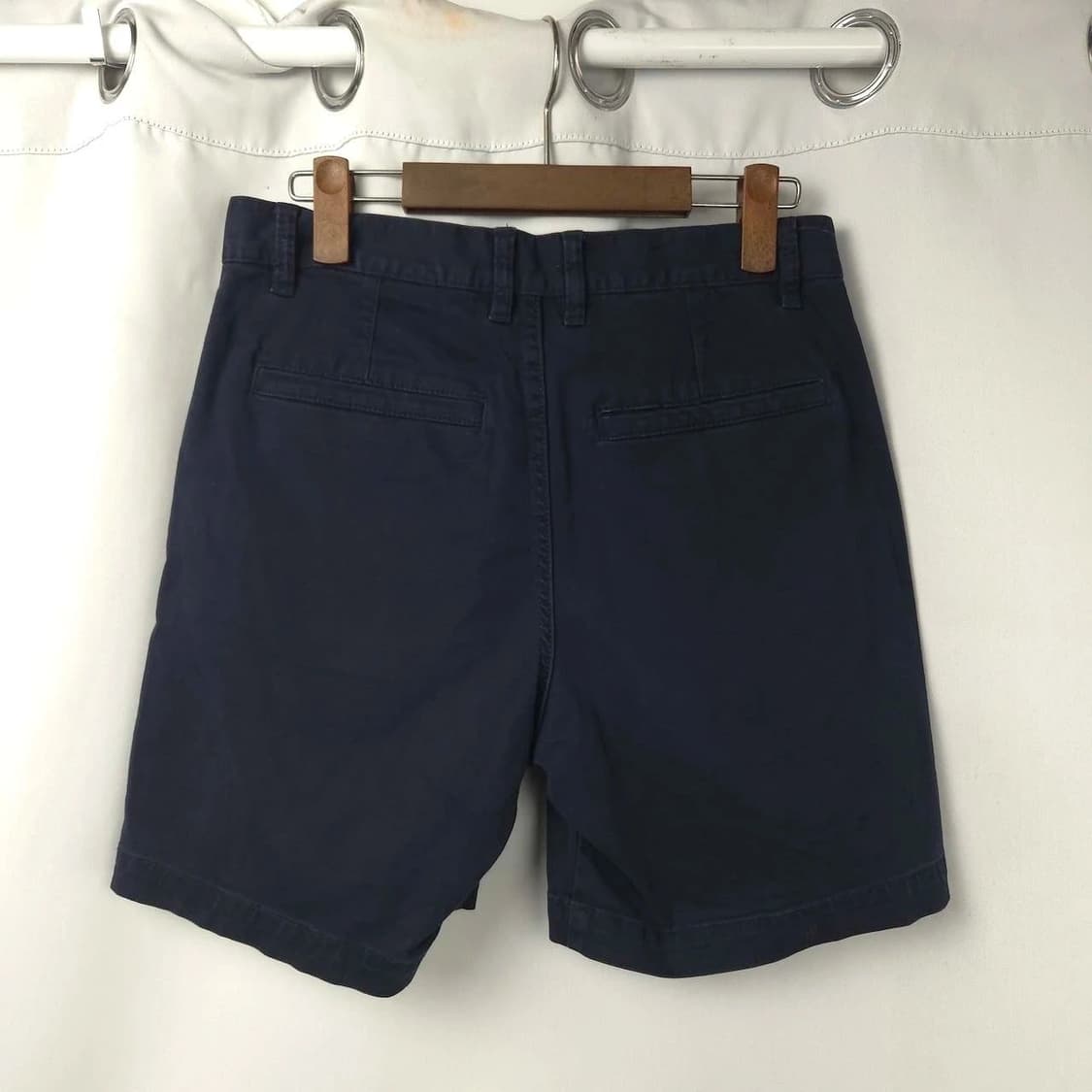 여28 H&M 네이비 남색 면 반바지 상품이미지3