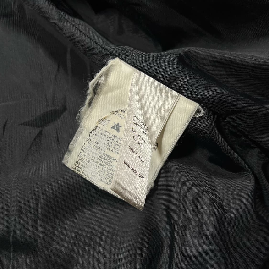 DIESEL 디젤 멀티지퍼 나일론 바이커 투웨이 자켓 상품이미지10