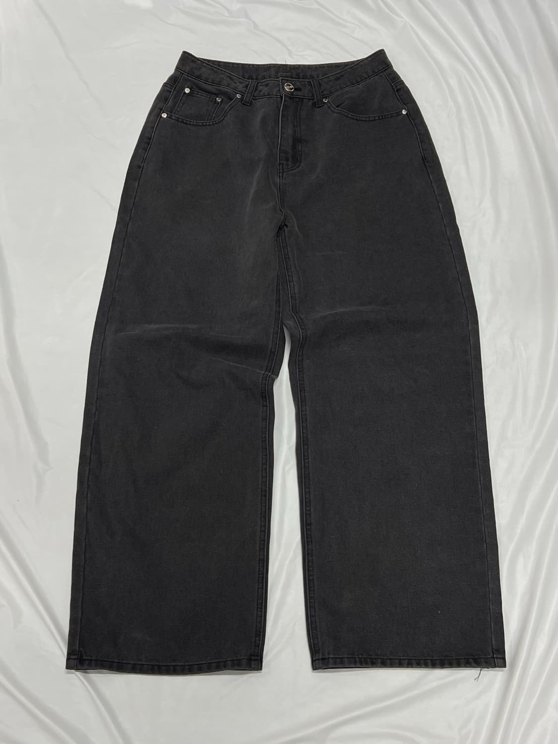 (S) 리메인세컨드 흑청 와이드 데님 팬츠 상품이미지1