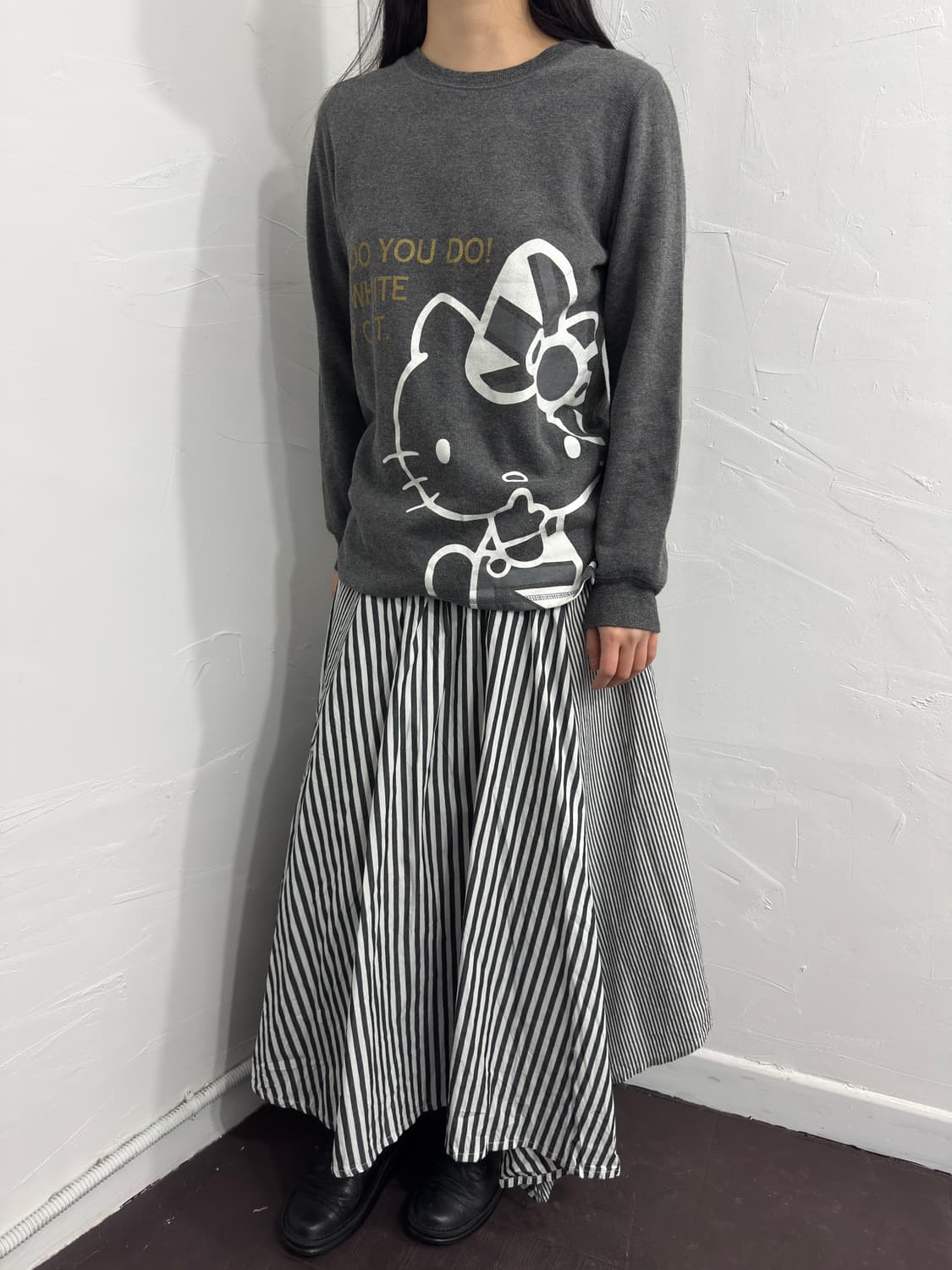 stripe design skirt 상품이미지3