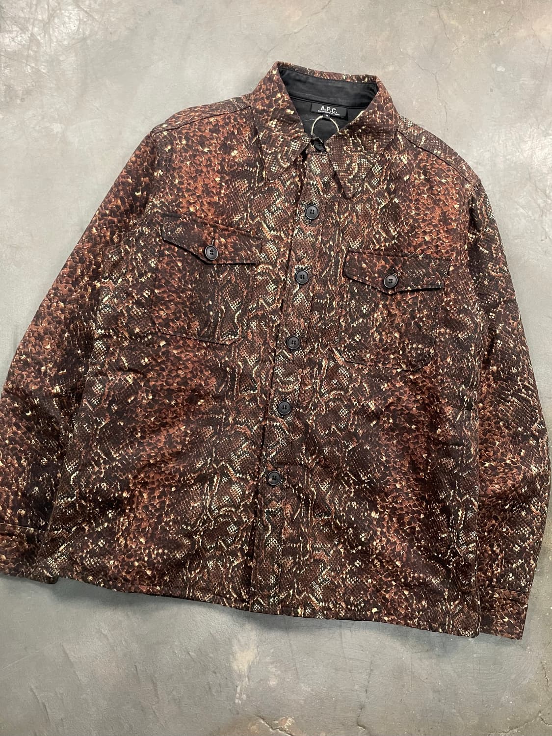 아페쎄 파이톤 퀼티드 자켓 상품이미지2