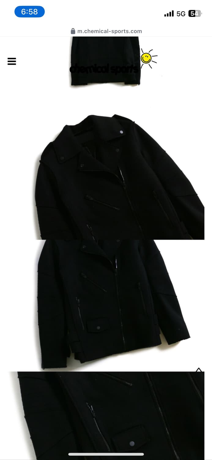 알렉산더왕 H&M 콜라보 울 바이커 자켓 상품이미지4