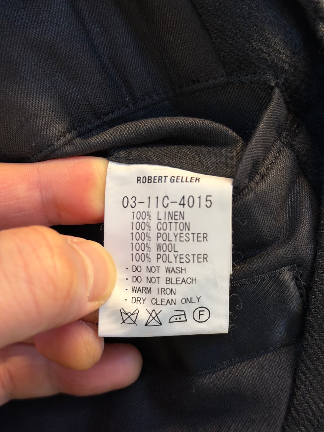 Robert Geller 로버트 갤러 린넨 더플 자켓 46 상품이미지6