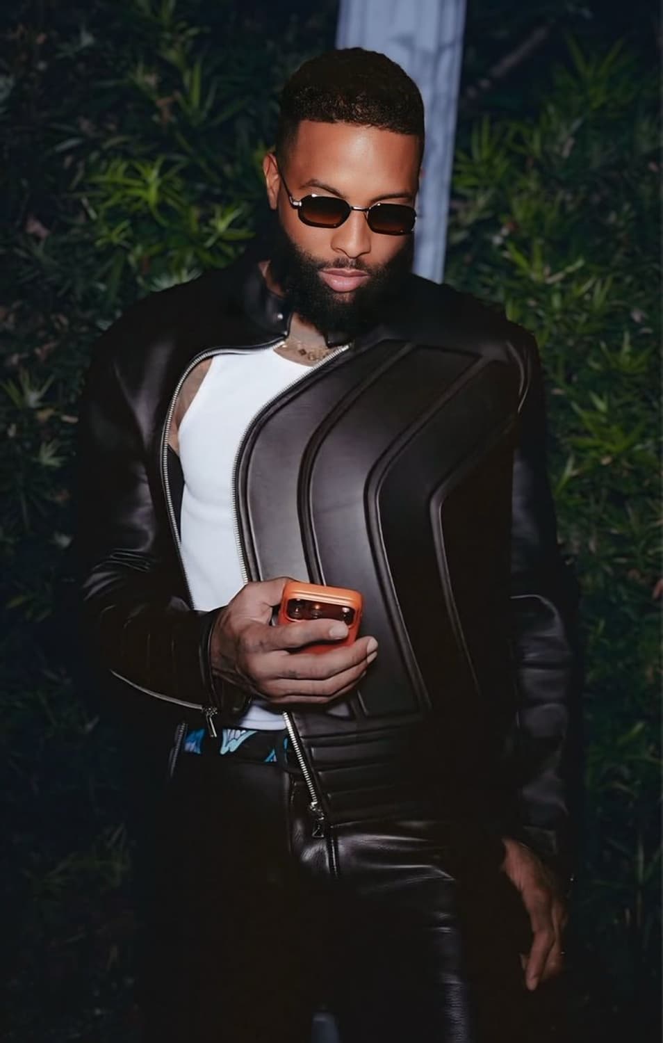 보테가베네타 FW2019 런웨이 패디드 레더 바이커 자켓 상품이미지10