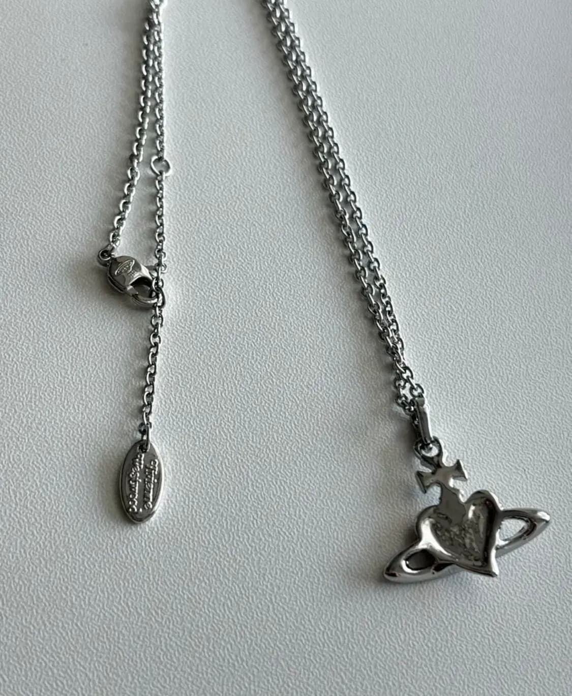 비비안웨스트우드 목걸이 디아망떼 펜던트 레드 빈티지 상품이미지2