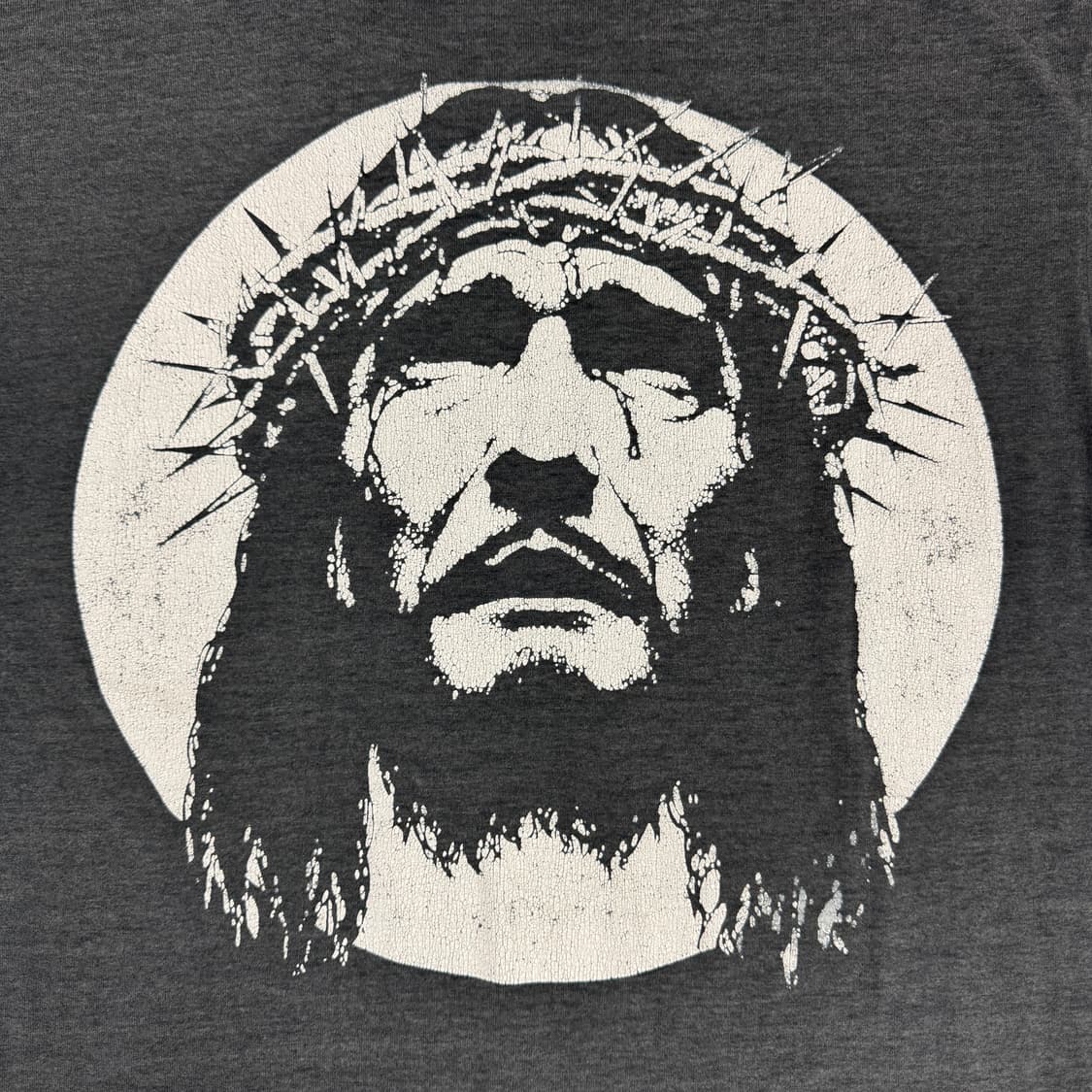 빈티지 90s Faded Jesus Tee 페이드 지저스 티셔츠 상품이미지5