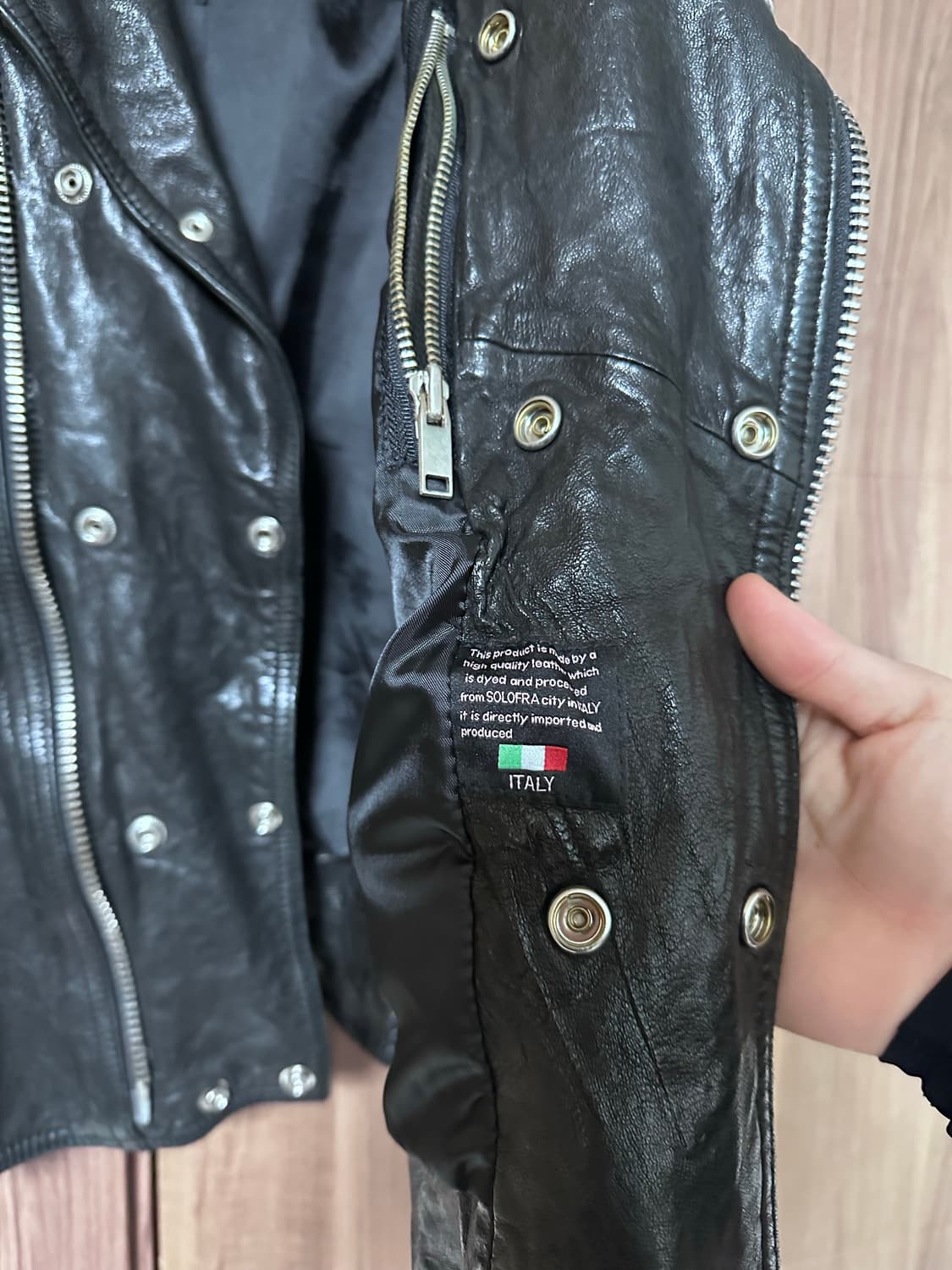 [95] 버버리프로섬 광희시장 하드 라이더 자켓 상품이미지3