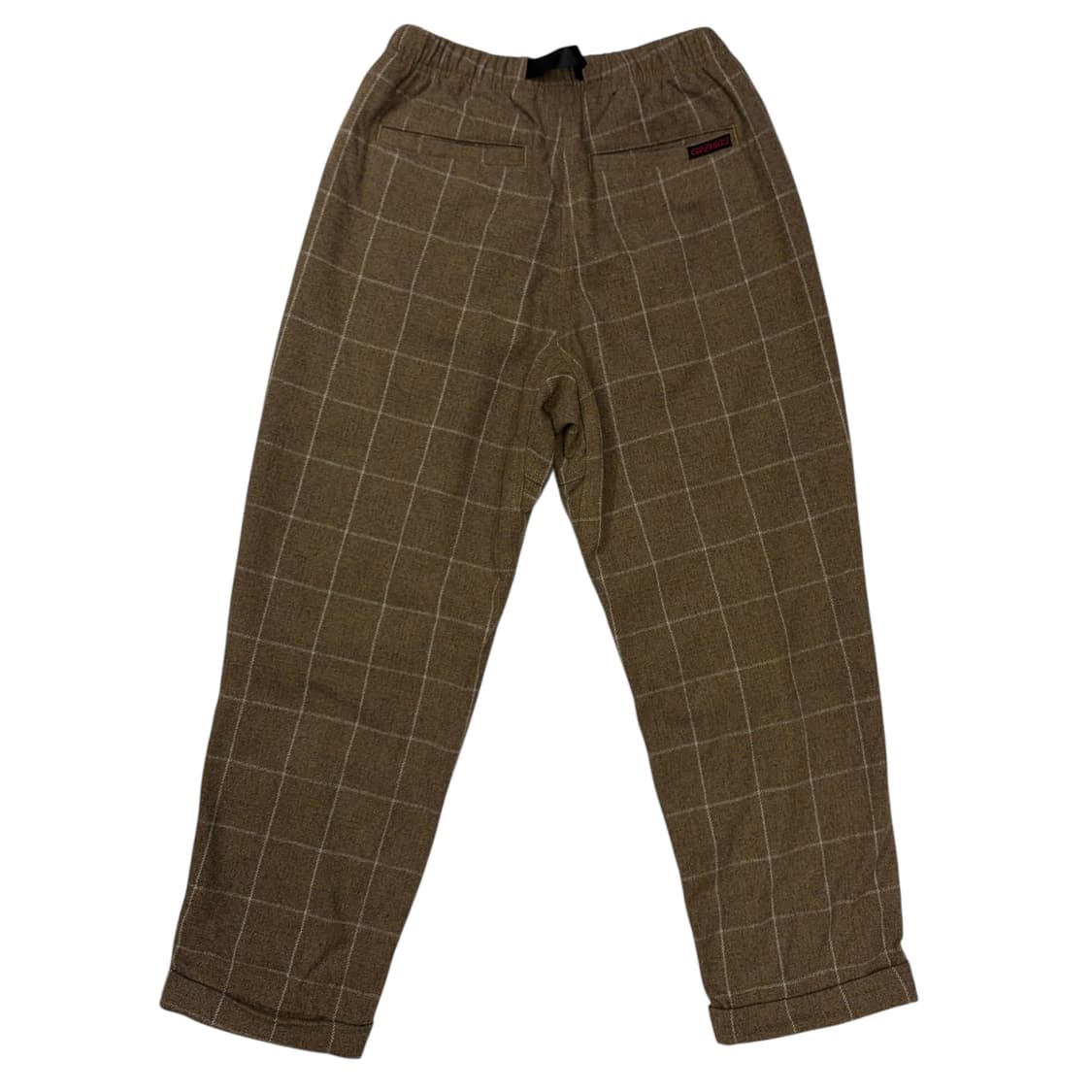 그라미치 울 블렌드 테이퍼드 체크 팬츠 S 상품이미지4