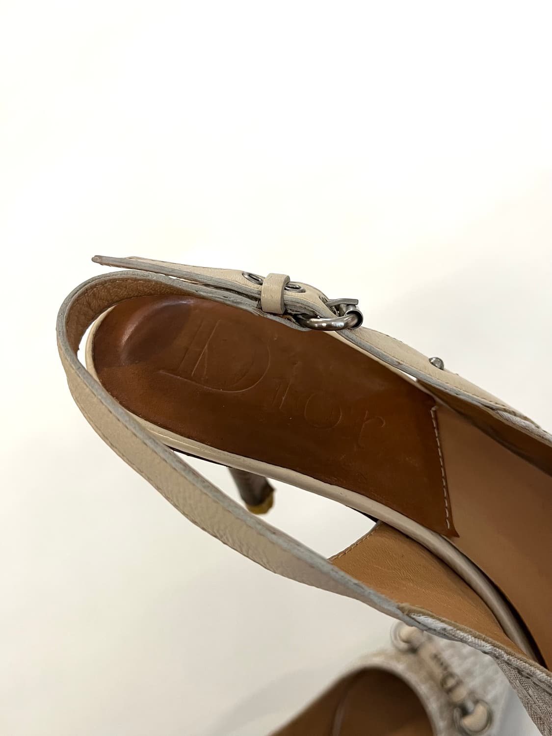 크리스찬 디올 2004 존갈리아노 오블리크 펌프스 상품이미지6