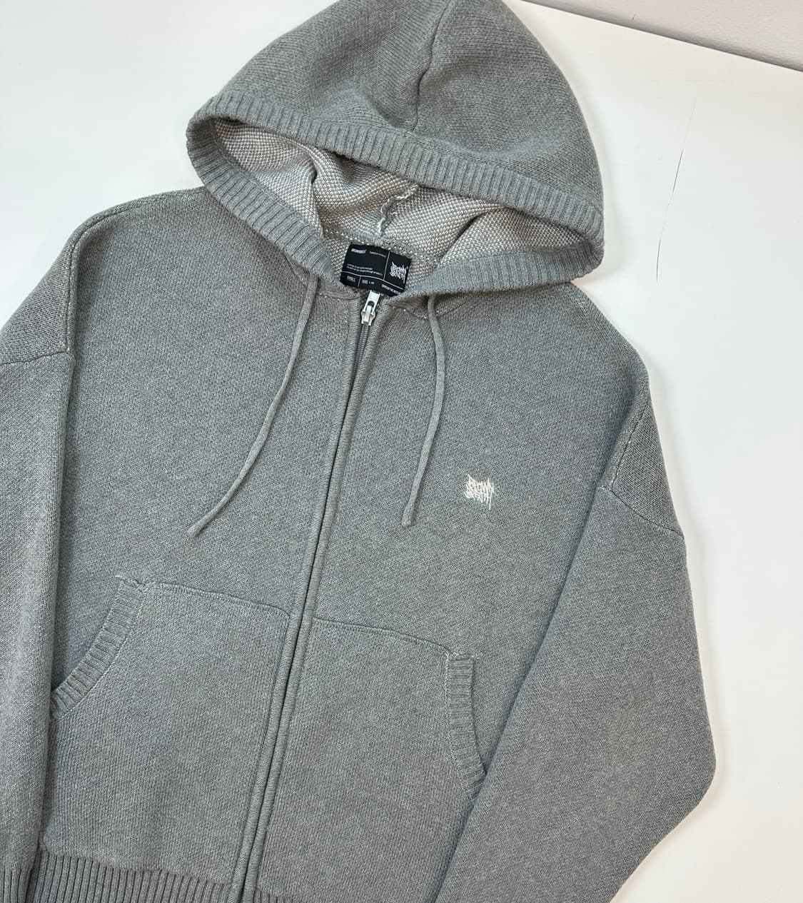 브라운브레스 니트 후드 풀집업 자켓 상품이미지3