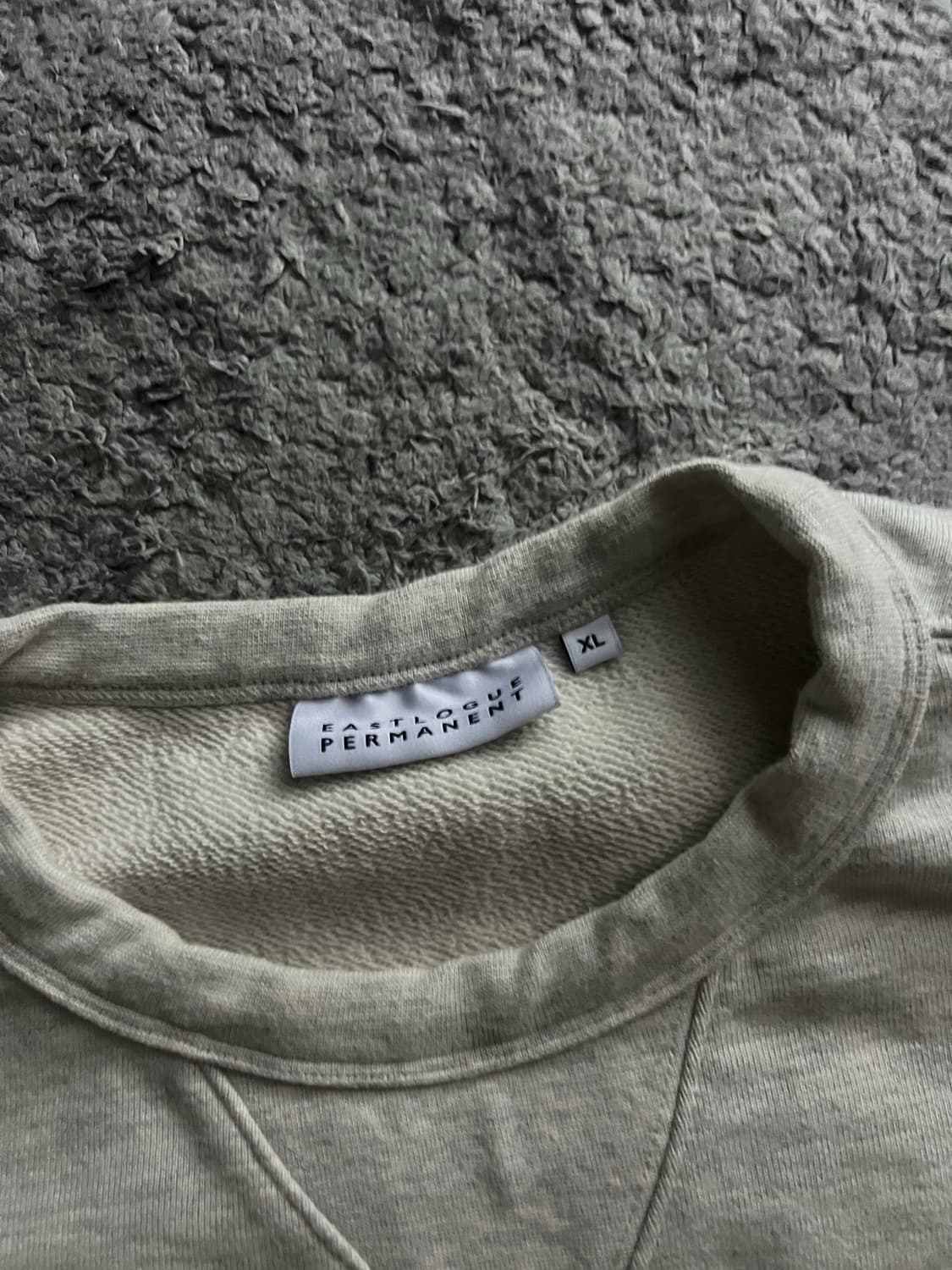 이스트로그 퍼머넌트 스웻셔츠 오트밀 XL 상품이미지2