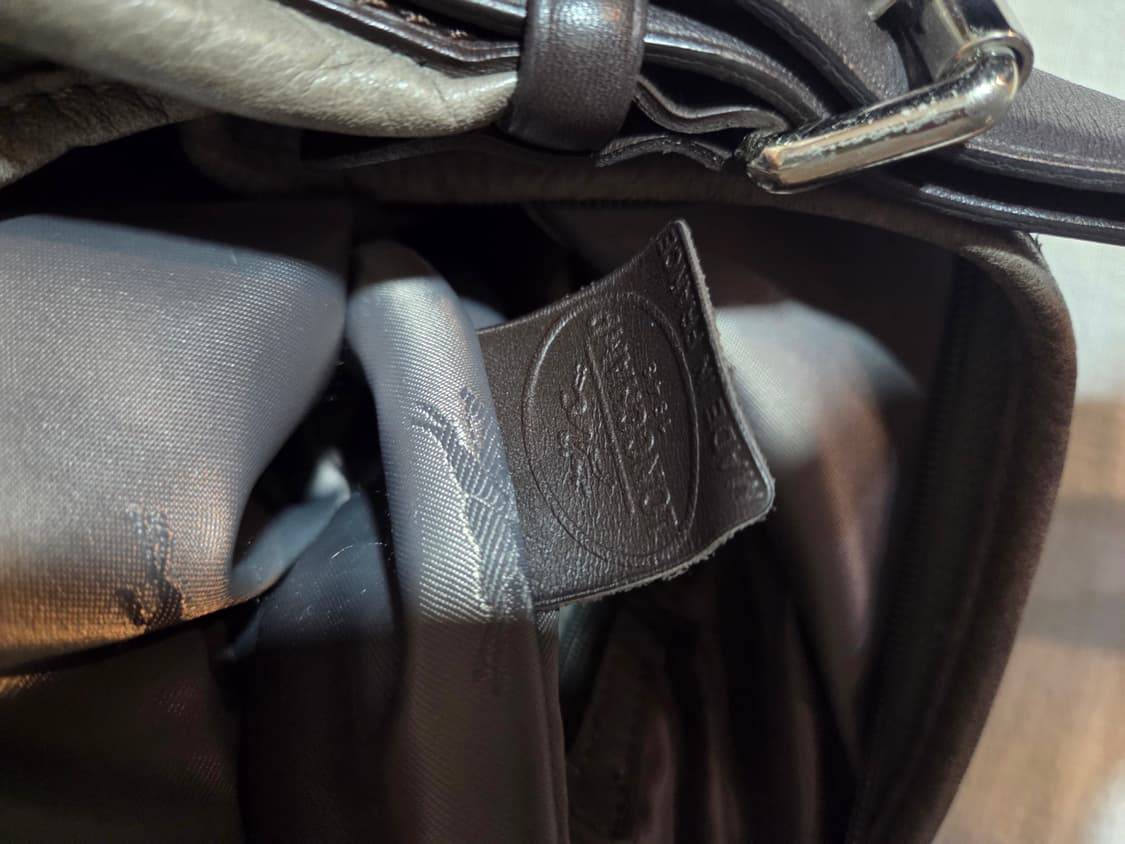 롱샴 가죽 호보백 그레이 상품이미지6