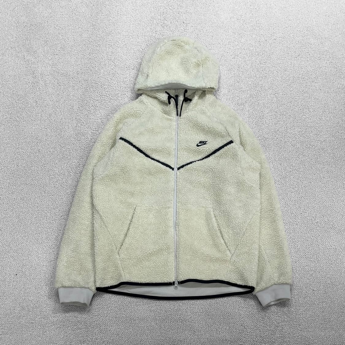 나이키 윈드러너 쉐르파 자켓 아이보리 상품이미지1
