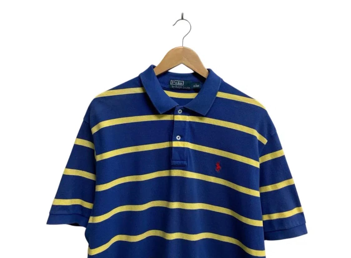 폴로 랄프로렌 스트라이프 피케 카라티 L 상품이미지2