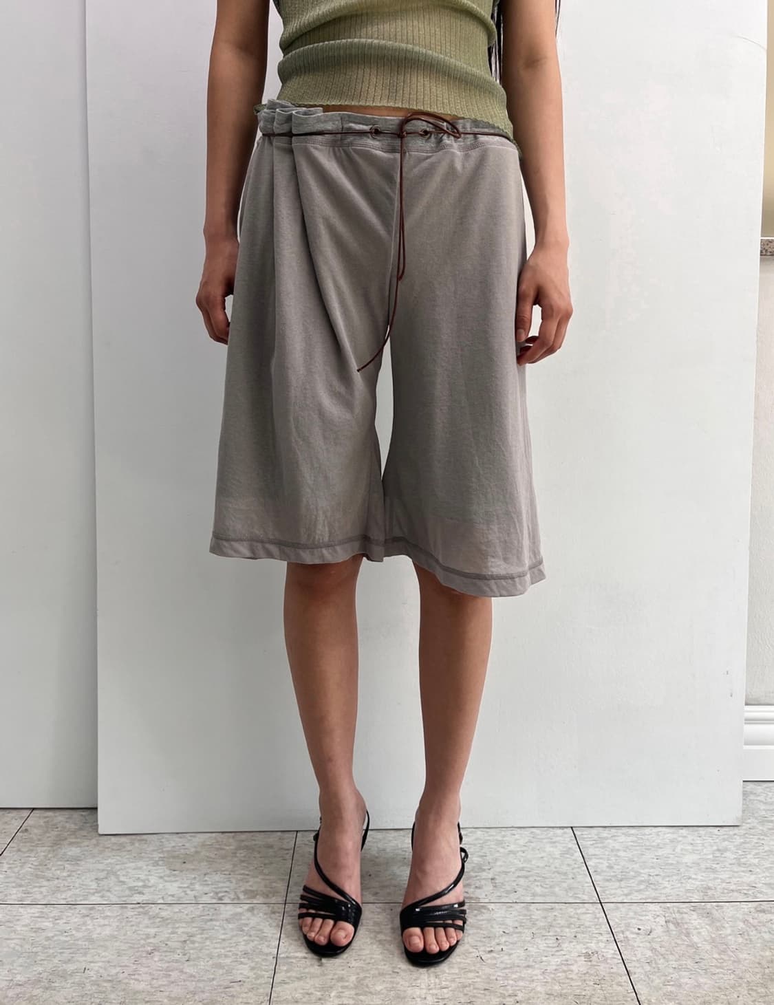 [새상품] 울리카상투스 cutain half pants (beige) 상품이미지6
