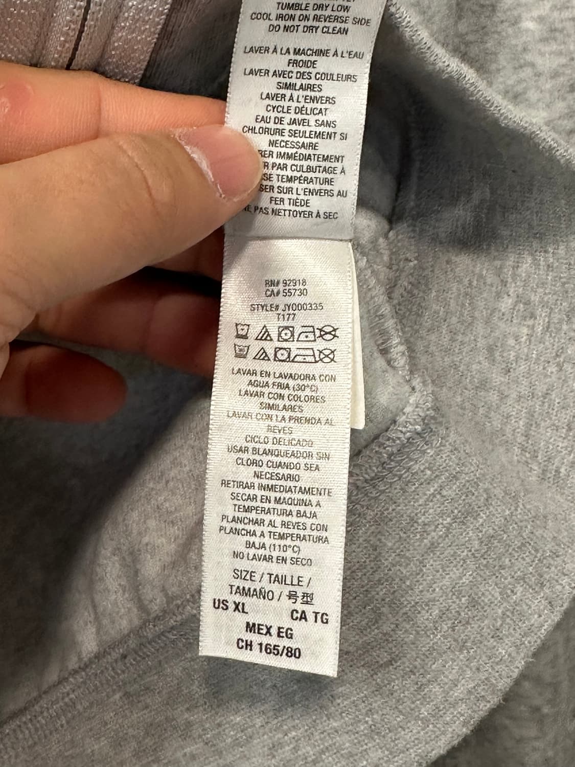 쥬시꾸뒤르 Juicy Couture 벨벳 로고 후드 집업 상품이미지5