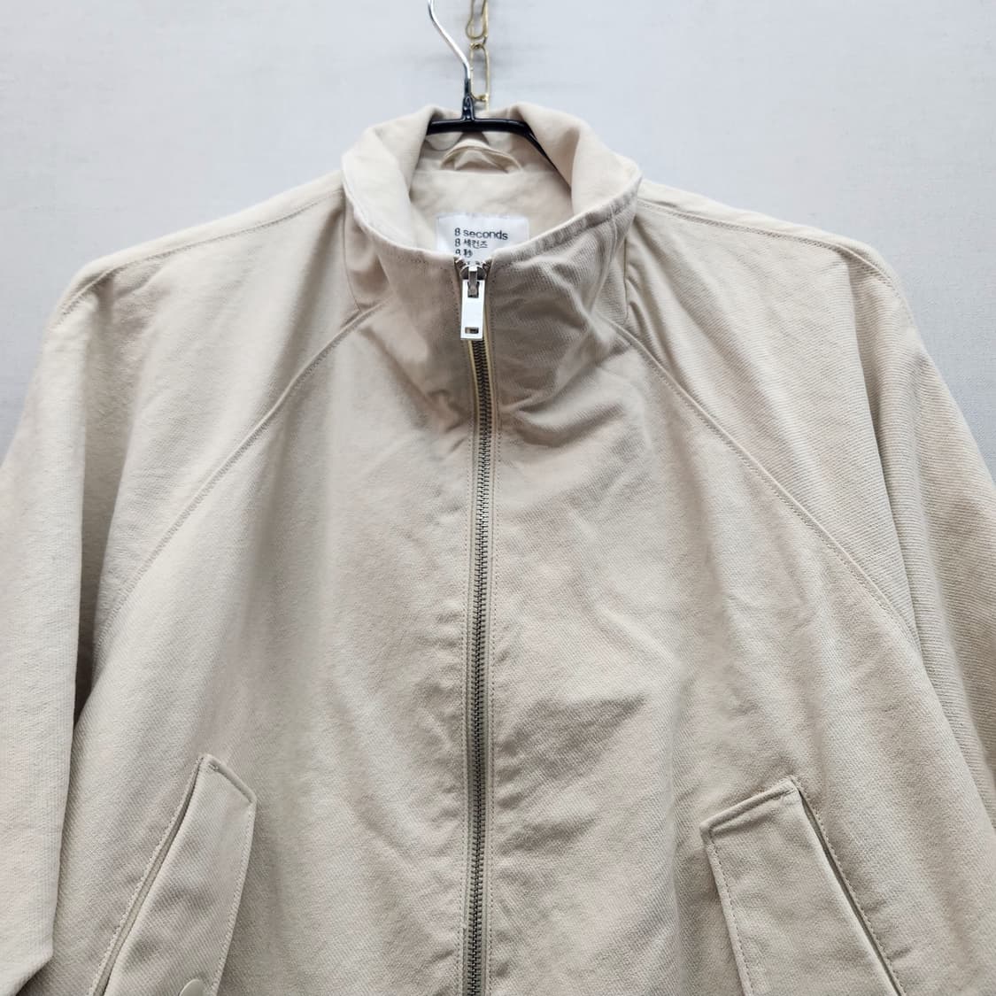 에잇세컨즈 크롭 스트링 봄버자켓 S(2XL) 상품이미지3