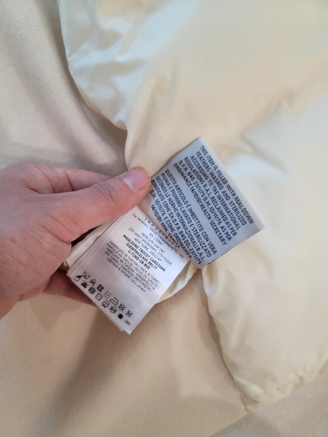 몽클레어 니트패딩 L사이브  상품이미지5