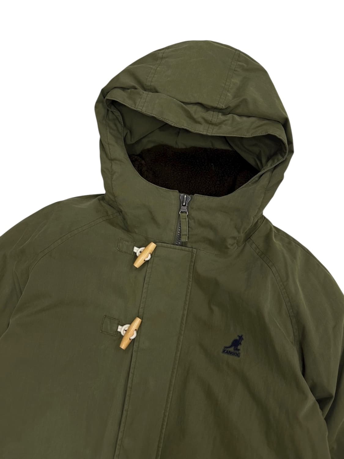 캉골 덕다운 패딩 카키 (L)  상품이미지2