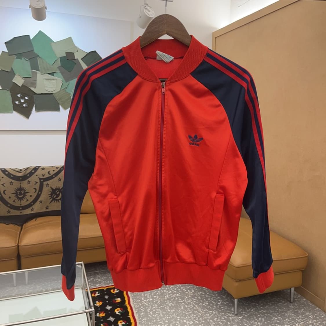 아디다스 희귀 80's ATP 키롤란 트랙탑 져지 집업 S C07306 상품이미지3