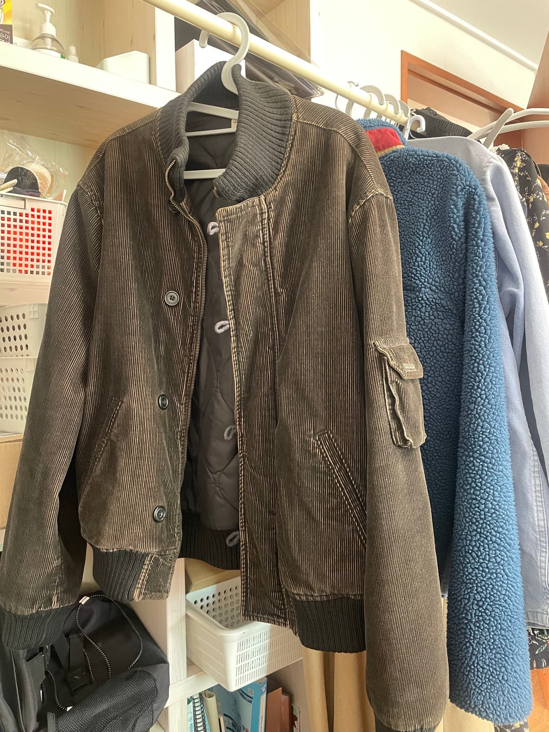 켈빈클라인 코듀로이 덱 자켓 상품이미지1