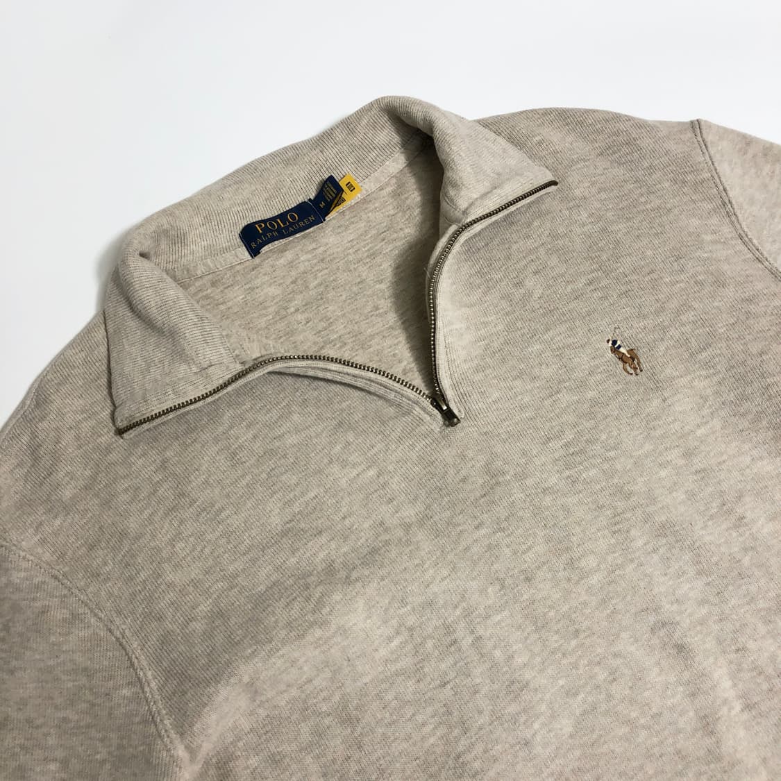 폴로 하프집업 니트 M 상품이미지4