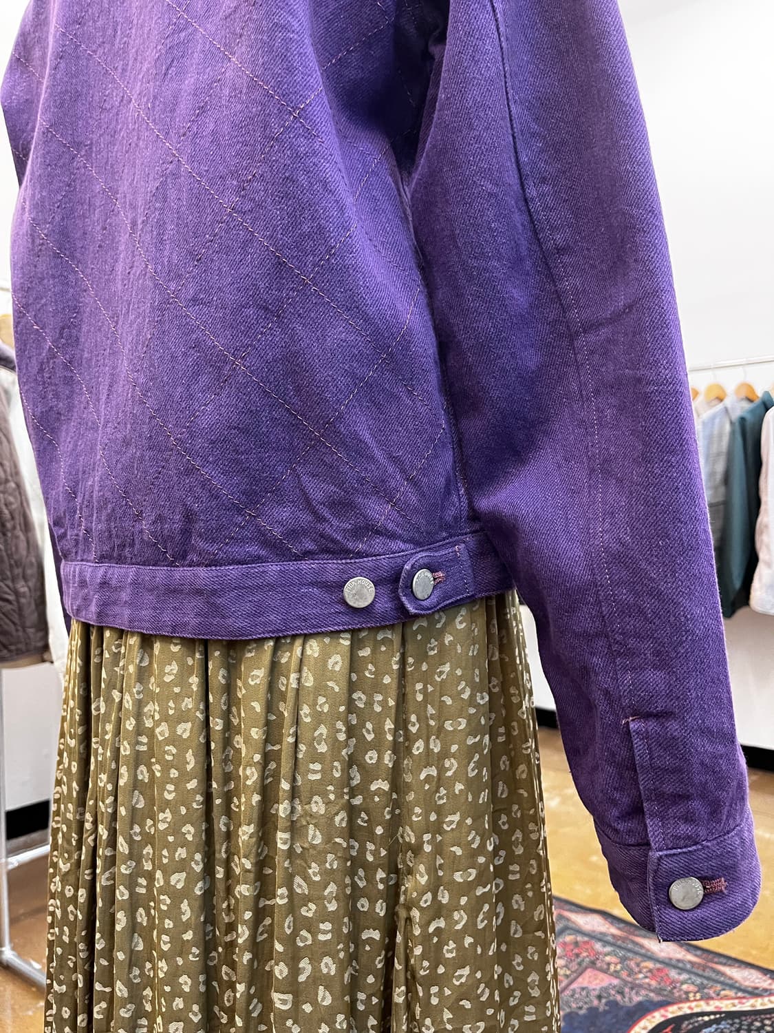 핑크하우스 퀼티드 코듀로이 집업 자켓 상품이미지7