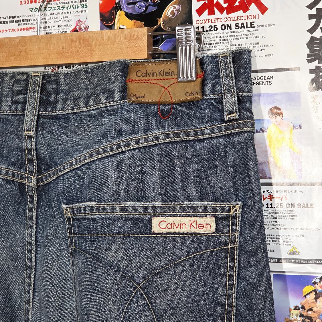 캘빈클라인 중청 워싱 스트레이트 팬츠 상품이미지2