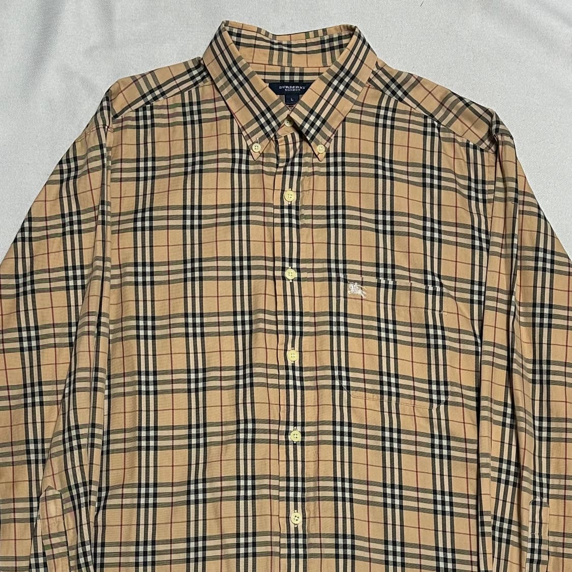 L 버버리 노바체크 셔츠 상품이미지1