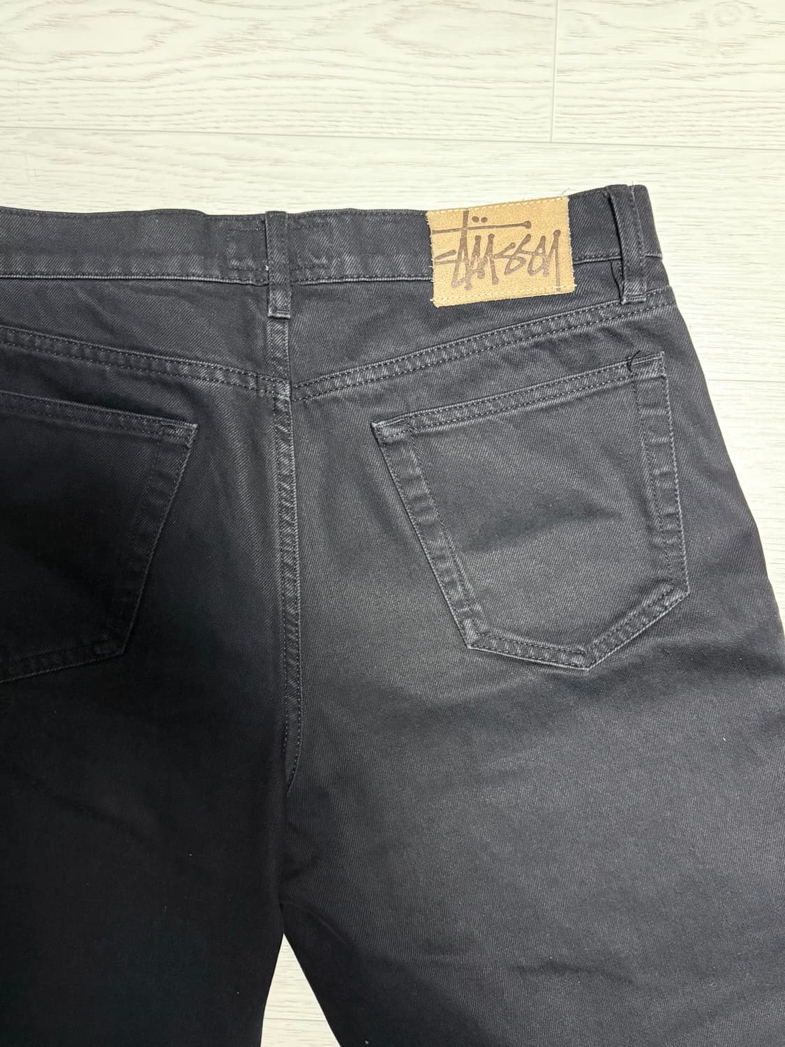스투시 빅올진 블랙 데님팬츠 상품이미지3