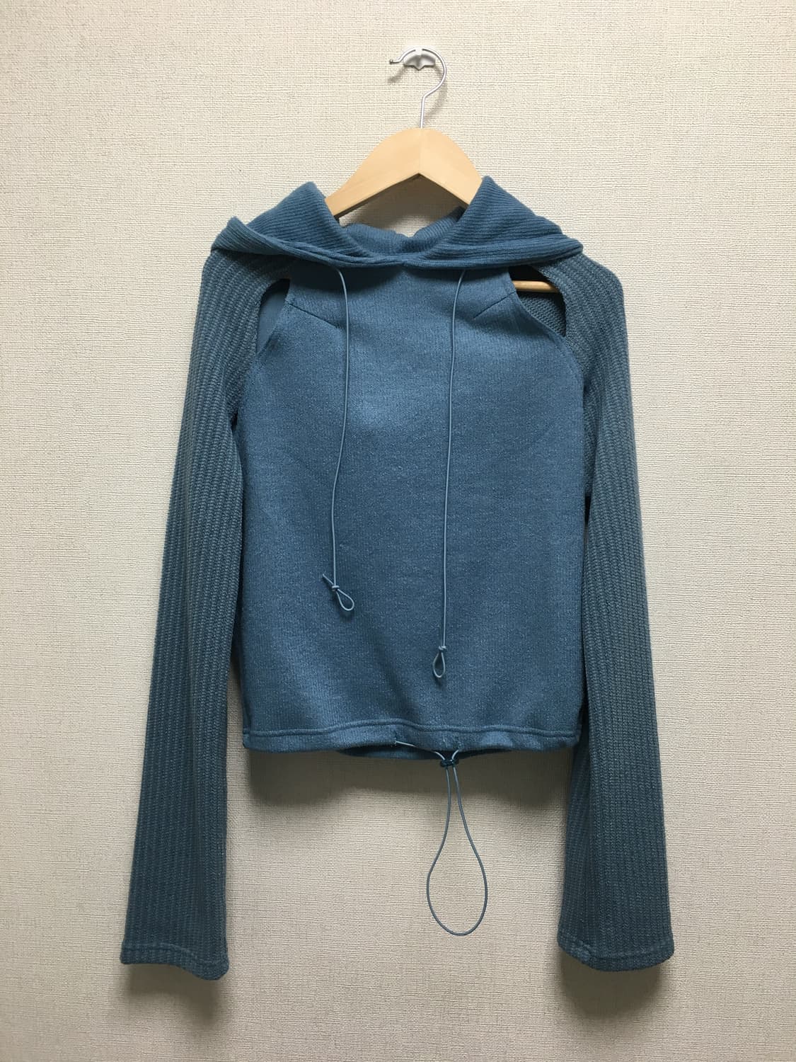 블루 트임 니트  상품이미지1