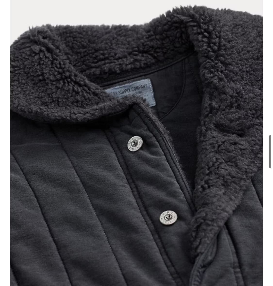 RRL Fleece Collar Quilted Jersey Jack(XL 상품이미지7