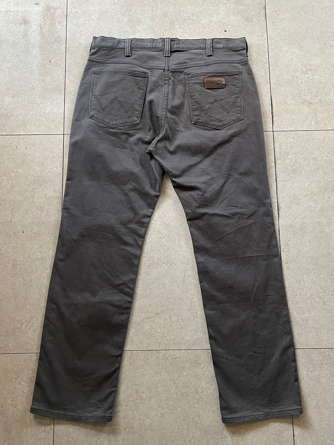 wrangler 랭글러 차콜 그레이 남성 바지 상품이미지2