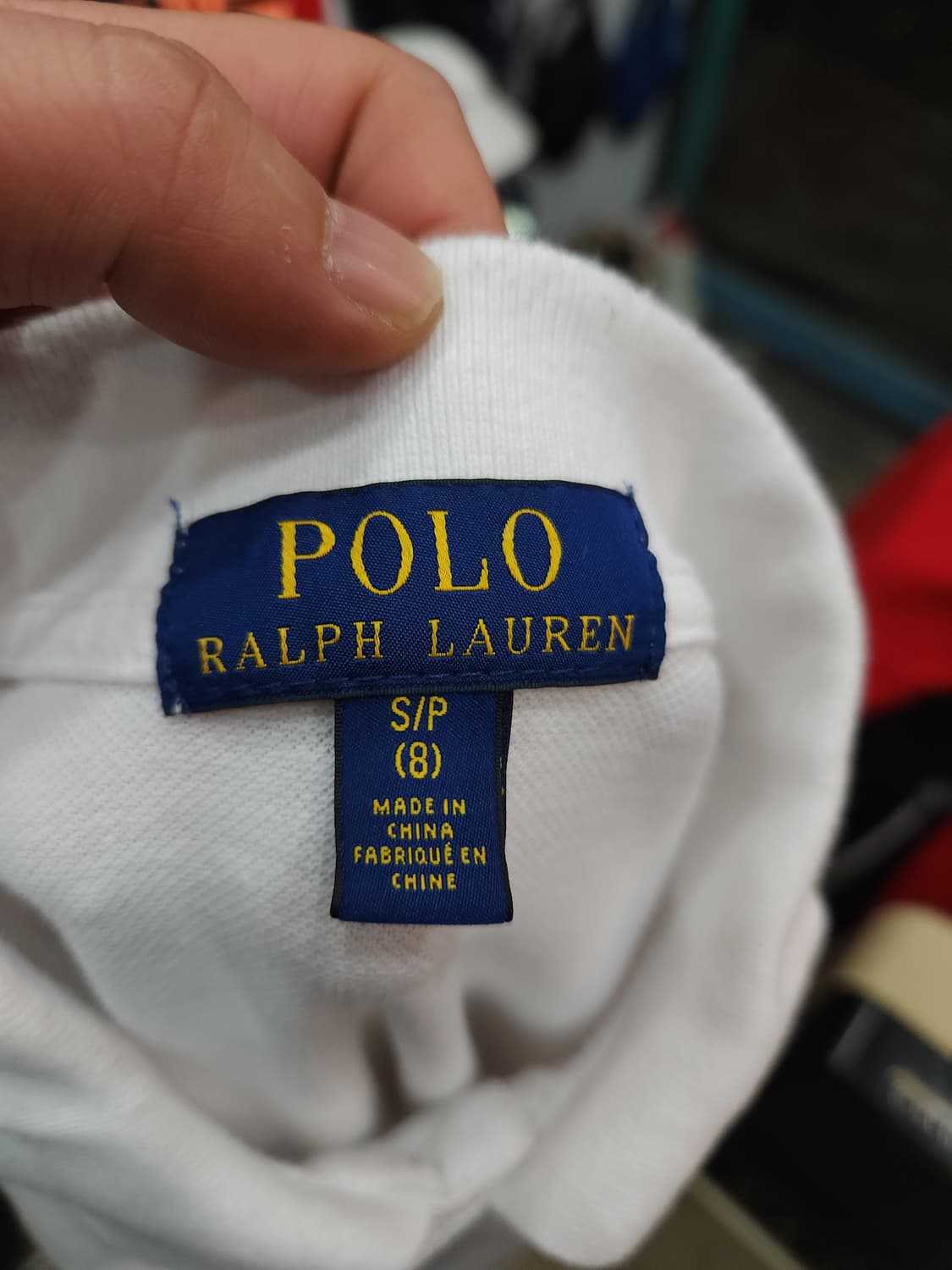 폴로 랄프로렌 화이트 빅포니 카라 반팔

 상품이미지5