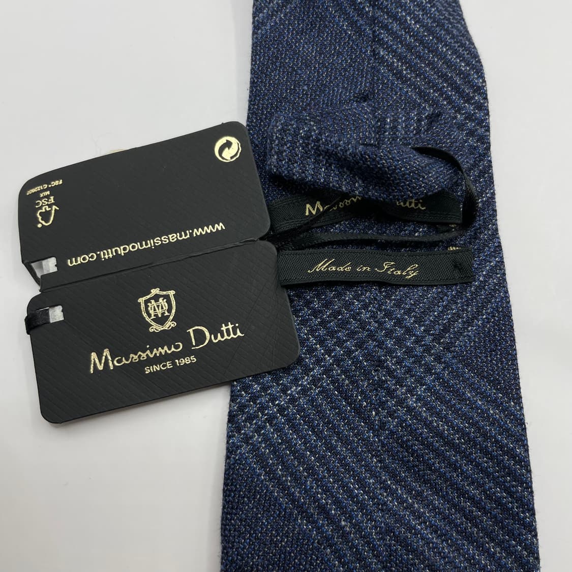 806) (MASSIMO DUTTI) 마시모뚜띠 패턴 넥타이 미사용 상품이미지5