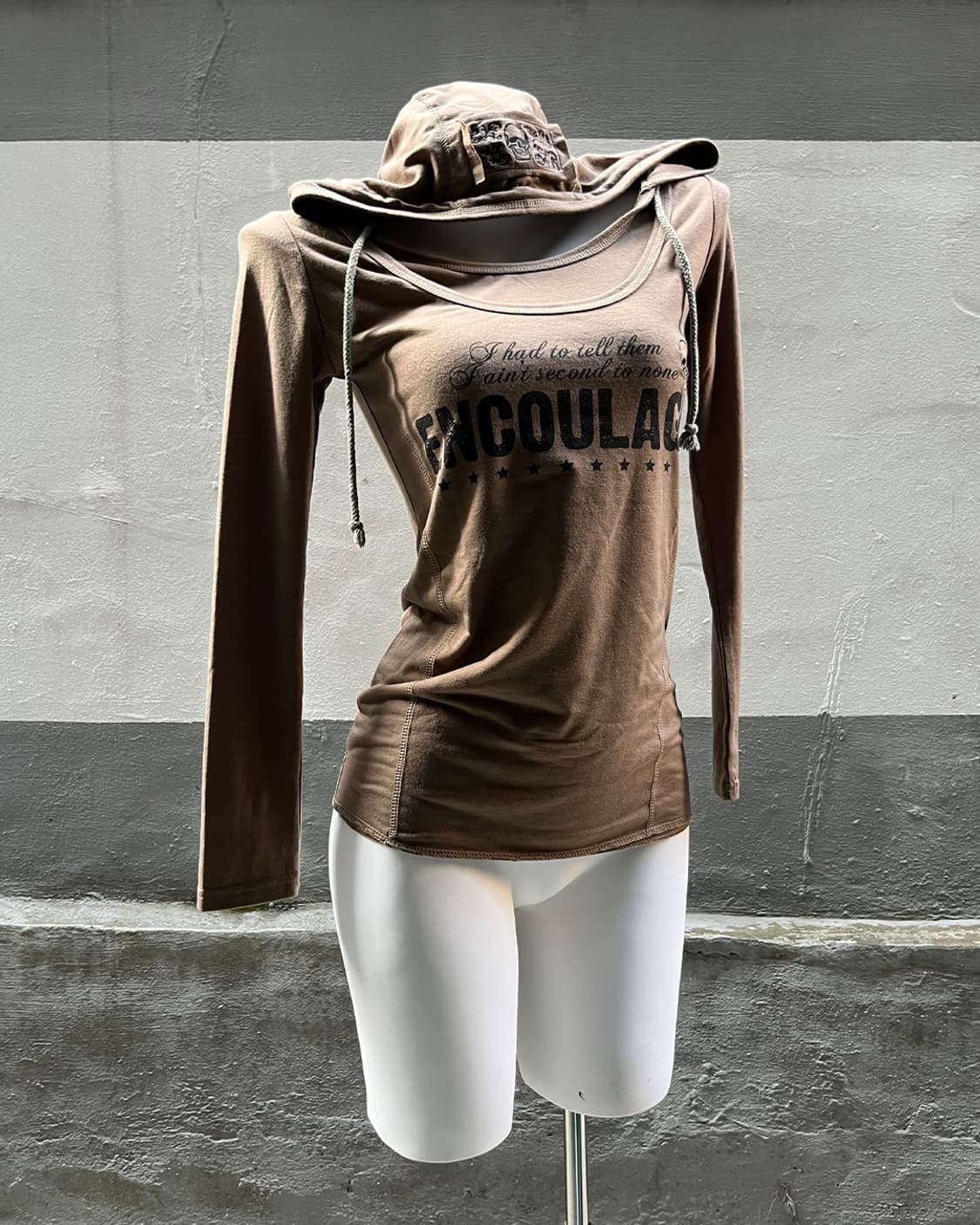 00's Grunge Wash Hood Long Sleeves 상품이미지2